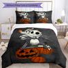 Jack Skellington Comforter Cover Set Perfect for Guest Room Machine Washable Perfect Gift for Friends Family