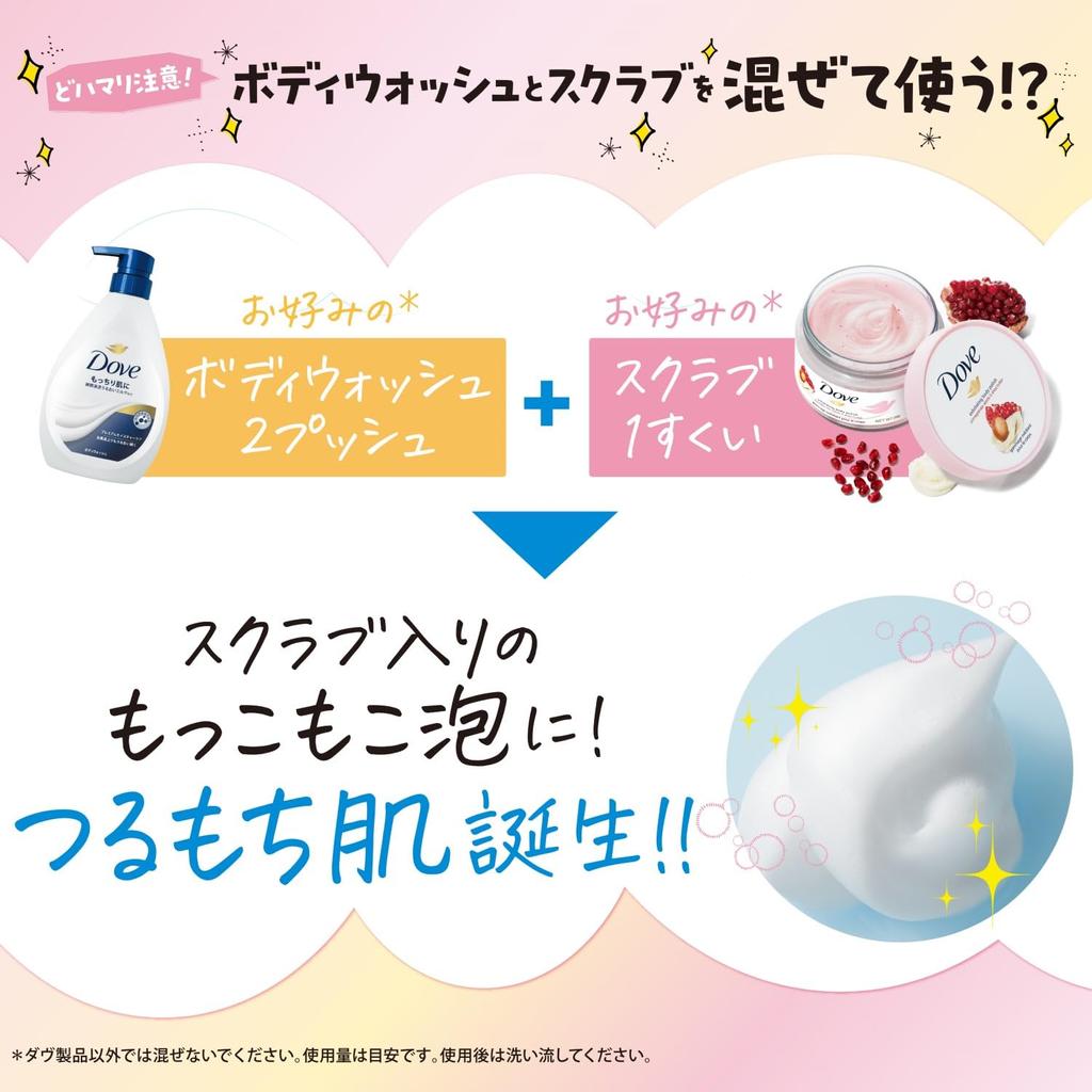 Dove Kiwi Aloe Body Scrub 298g Exfoliation Care Darkening Transparency &