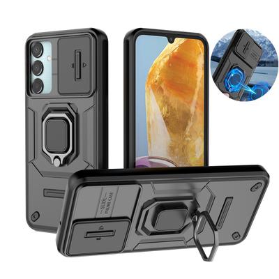Для Samsung Galaxy M15 5G чехол-кольцо держатель бронированный противоударный чехол для Samsung M15 M 15 5G слайдер объектив защитная задняя крышка