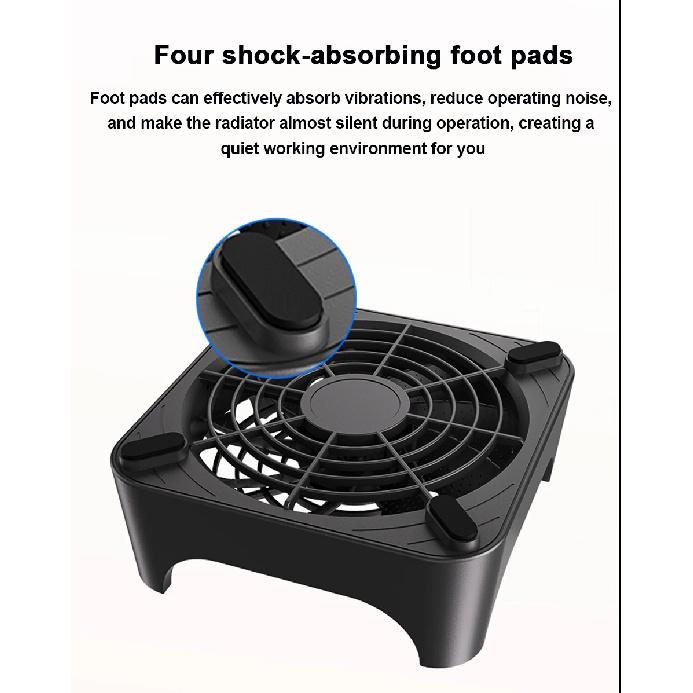 Power Train Z-X1 Router Cooling Bracket Mini Host Computer Cooling Fan Base WIFI Heat Sink Stand Desktop Mini Computer Stand