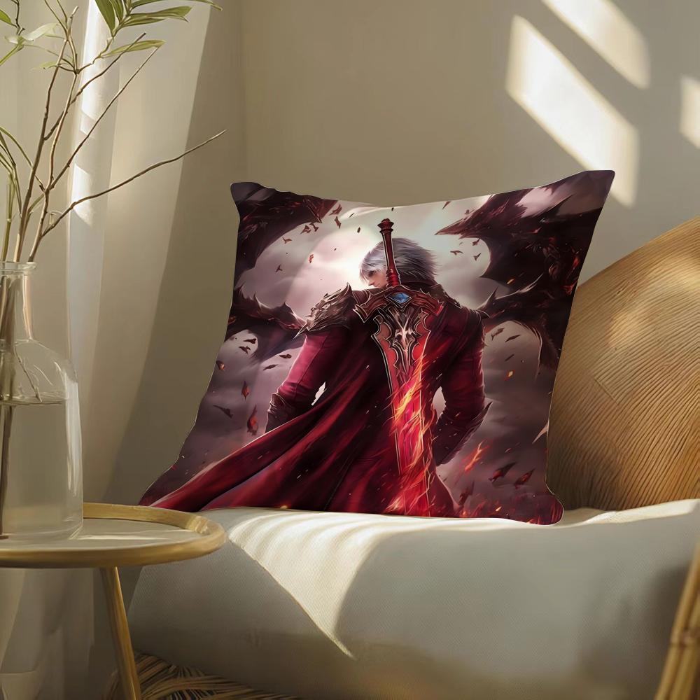 Чехол на подушку Devil May Cry с принтом для гостиной, дивана, декора спальни