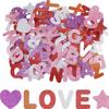 196Pcs Sparkling EVA Foam Letter Sticker Adhesive Letter Sticker For Scrapbooking Journal Photo Album Home Decoration