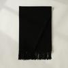 Imitation Cashmere Scarf Autumn and Winter New Solid Color Mid Length Warm Scarf Japanese and Korean Sweet Fashion Tassel Scarf