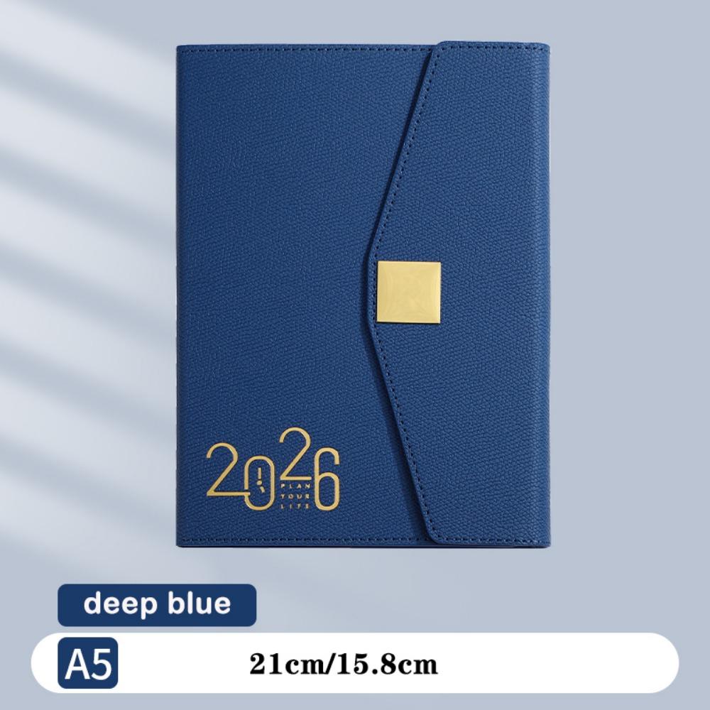 Square Buckle Planner Notebook A5 English Notebook NEW Schedule Book  Daily Plan Time Organizer