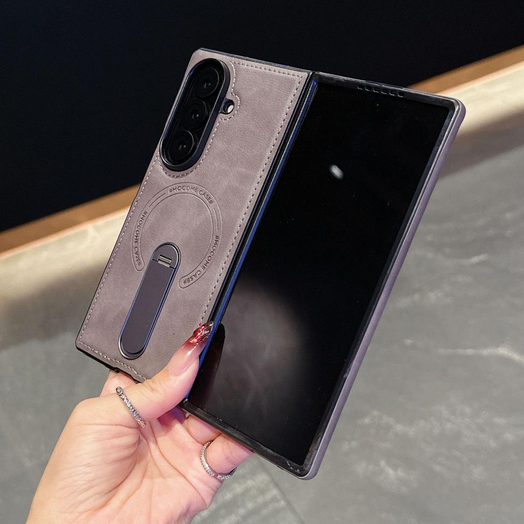 Чехол-книжка Samsung Z Fold7 с вращающейся на 360° подставкой и магнитной беспроводной зарядкой