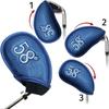 With Number Design Magic Tape Golf Club Cover Spider Head Cover Golf Iron Headcover Golf Headcovers