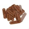 20pcs Classic PU Leather Hand Made Tags Labels Sew On DIY Sewing Accessories -