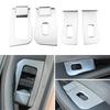For Tesla Model 3 2017-2022 Car Door Window Glass Lift Button Panel Trim Cover Window Control Button Switch Decorative Sticker