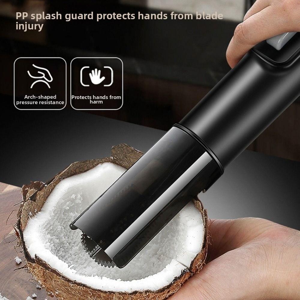 Anti-Splash Electric Coconut Meat Grater Rotating Coconut Meat Remover Tool Fruit Tool
