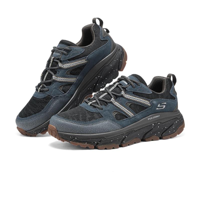 Skechers D'LUX JOURNEY Мужские уличные ботинки из синтетической кожи Темно-синие 237417-NVMT