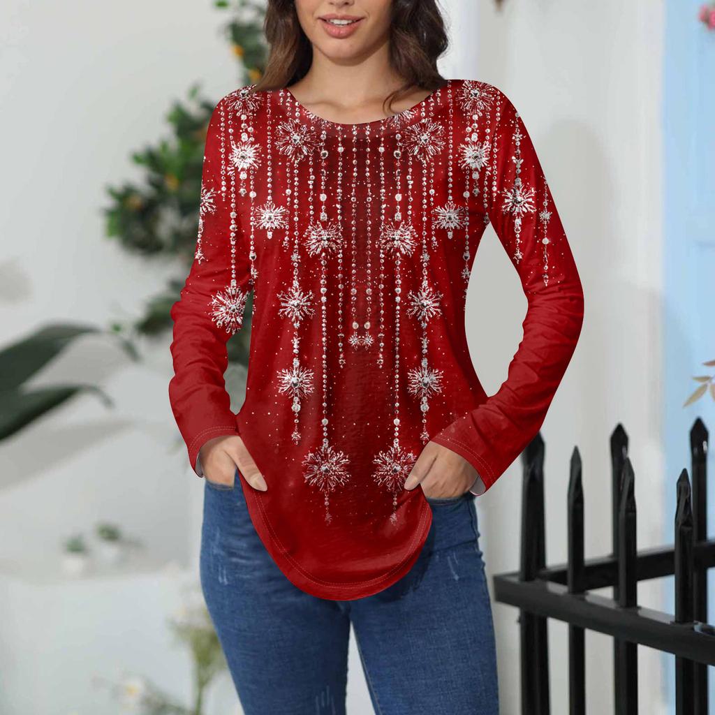 Футболки женские осенние повседневные рубашки с длинным рукавом толстовка винтажный графический принт топ пуловер ко Дню святого Валентина