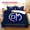 Club Toluca Pattern Bedding Home Decoration Birthday & Festival Gift (1 * duvet cover + 2 * pillowcase, without core)