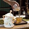 Канистра с отношением Креативная канистра с отношением Чайник Чайник с крышкой Рождественская милая банка для хранения продуктов для кофе и чая