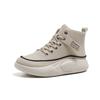 Fall  High Top White Shoes New Korean Style Ins Women's Platform Height Increasing Sports Board Shoes Casual T313