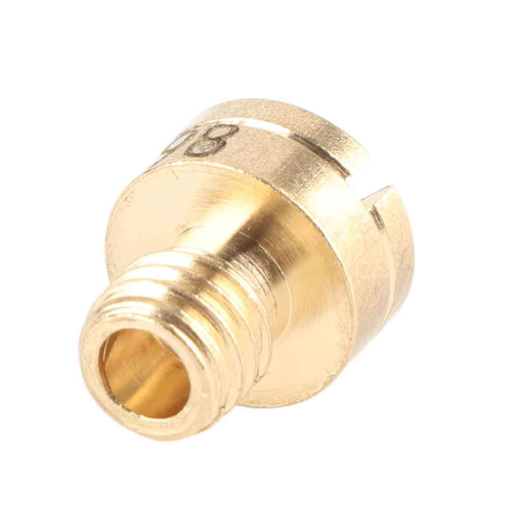 15pcs Carburetor Main Jets Kit 88‑150 Metal Durable Nozzle for Mikuni N100 604 VM22 VM24 VM26 VM30