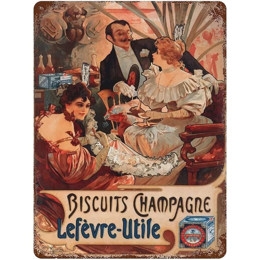 Металлические жестяные таблички Шампанское Апероль Настенная декоративная табличка Винтажный художественный плакат Железная живопись для мужской пещеры Дома Кафе Сада Клуба Бара
