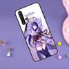 Genshin Impact Raiden Shogun Case For Huawei P30 P20 P40 Lite Nova 5T 11i 8i 3i 9 10 SE 11 Pro Y90 Y70 Y61 Y60 Y91 Cover