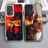 Мягкий чехол для телефона с изображением курицы, несушки и петуха для Samsung A17 A16 A15 A14 A13 A57 A56 A55 A54 A53 A37 A36 A35 A34 A33 A26 A25 A24 A23 A52