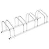 VidaXL Bicycle Rack for 4 Bikes, Bicycle Stand with Storage, Floor Bike Rack Garage Garden Terrace, 154419