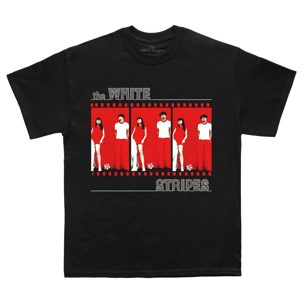 Оригинальная футболка The White Stripes с кинопленкой S-2XL НОВАЯ