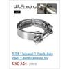 WLR - V Band Exhaust Clamp 2.5 inch 3 inch  63mm 76mm Exhaust Male And Female Flange Vband Clamp V-Band Muffler Clamp