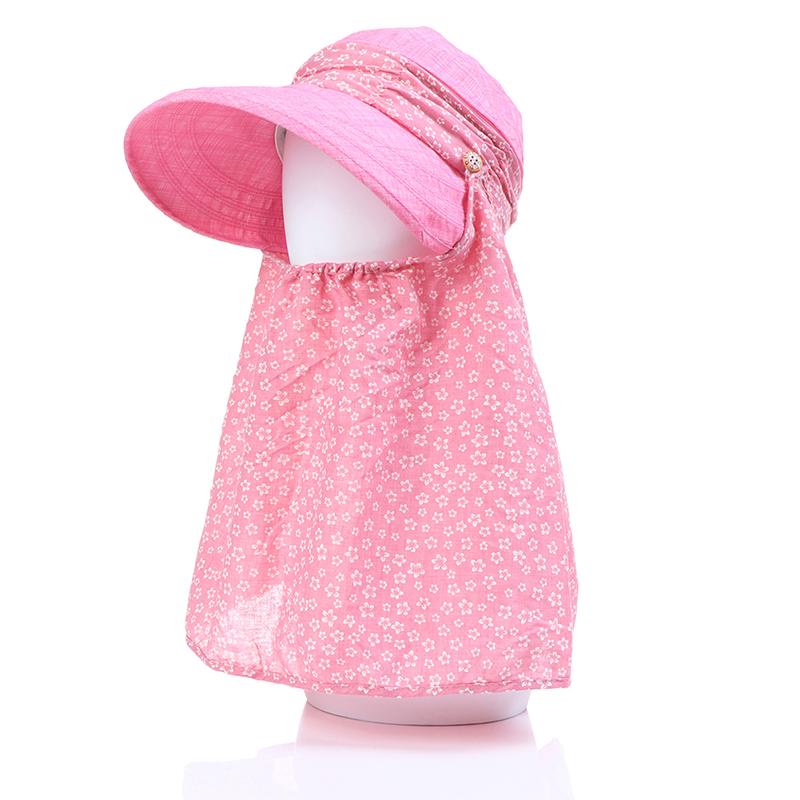 Женская женская шляпа с козырьком, летняя солнцезащитная пляжная складная кепка с широкими полями, летняя