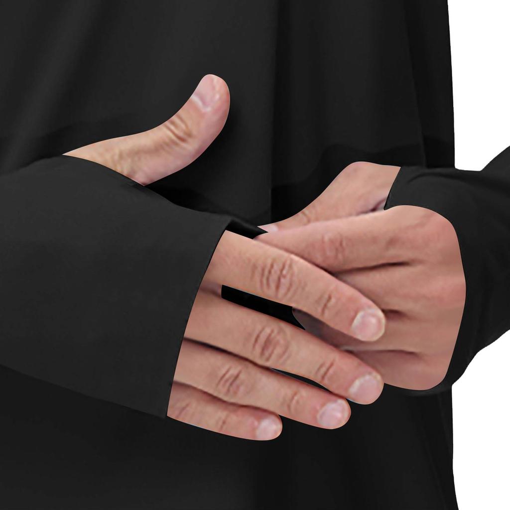 Мужская рубашка с маской, легкая, с длинным рукавом, с капюшоном, для походов, рыбалки