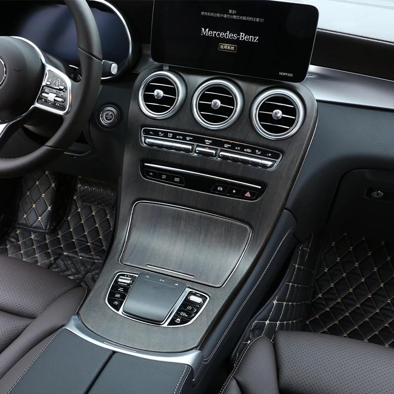 1 компл. салона автомобиля, центральная консоль, панель переключения передач, накладка для автомобиля Mercedes Benz C GLC Class W205 X253