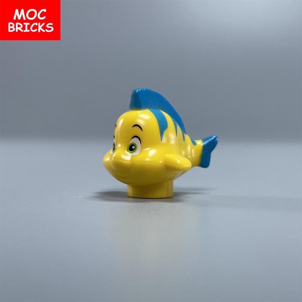MOC Bricks Лягушка Омар Черепаха Клоун Рыба Русалочка Для Строительных Блоков Совместимые Частицы Сборки Детские Игрушки