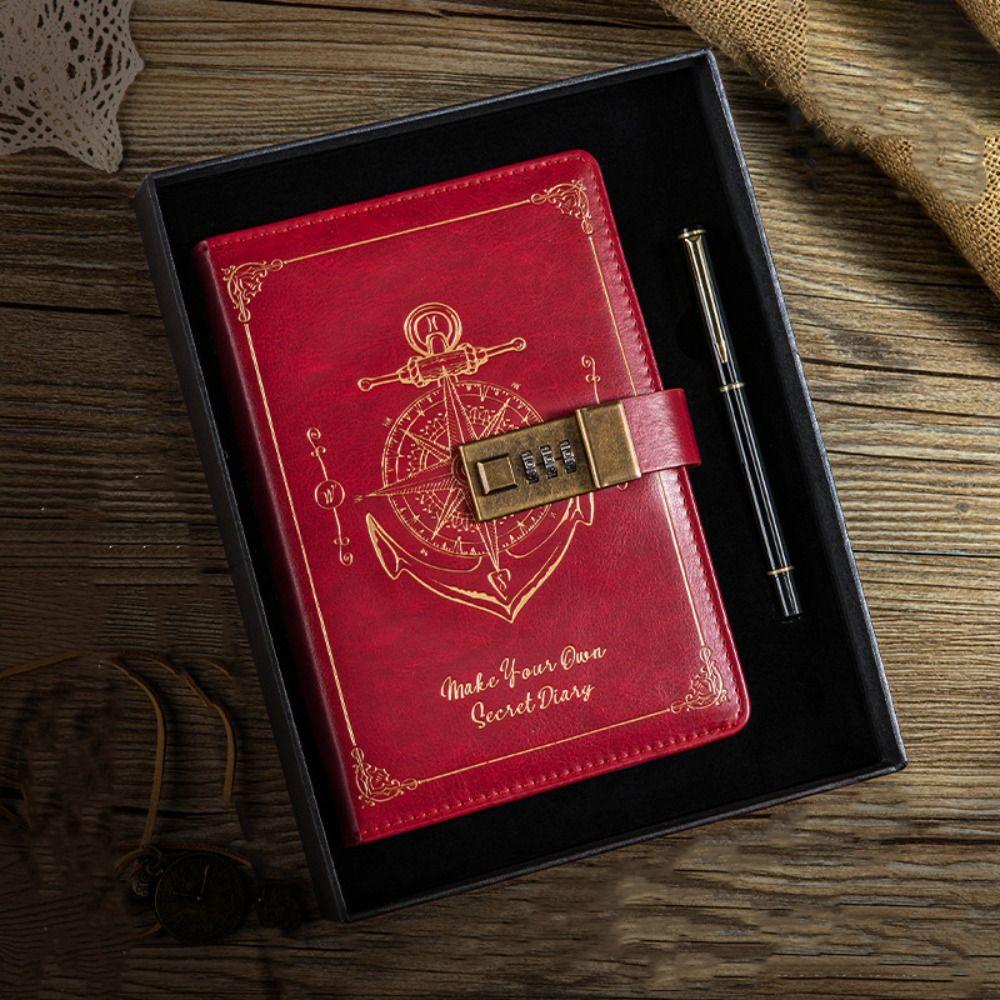 Канцелярский блокнот с паролем Защита секретов Дневник путешественника Блокнот А5 с замком Студент