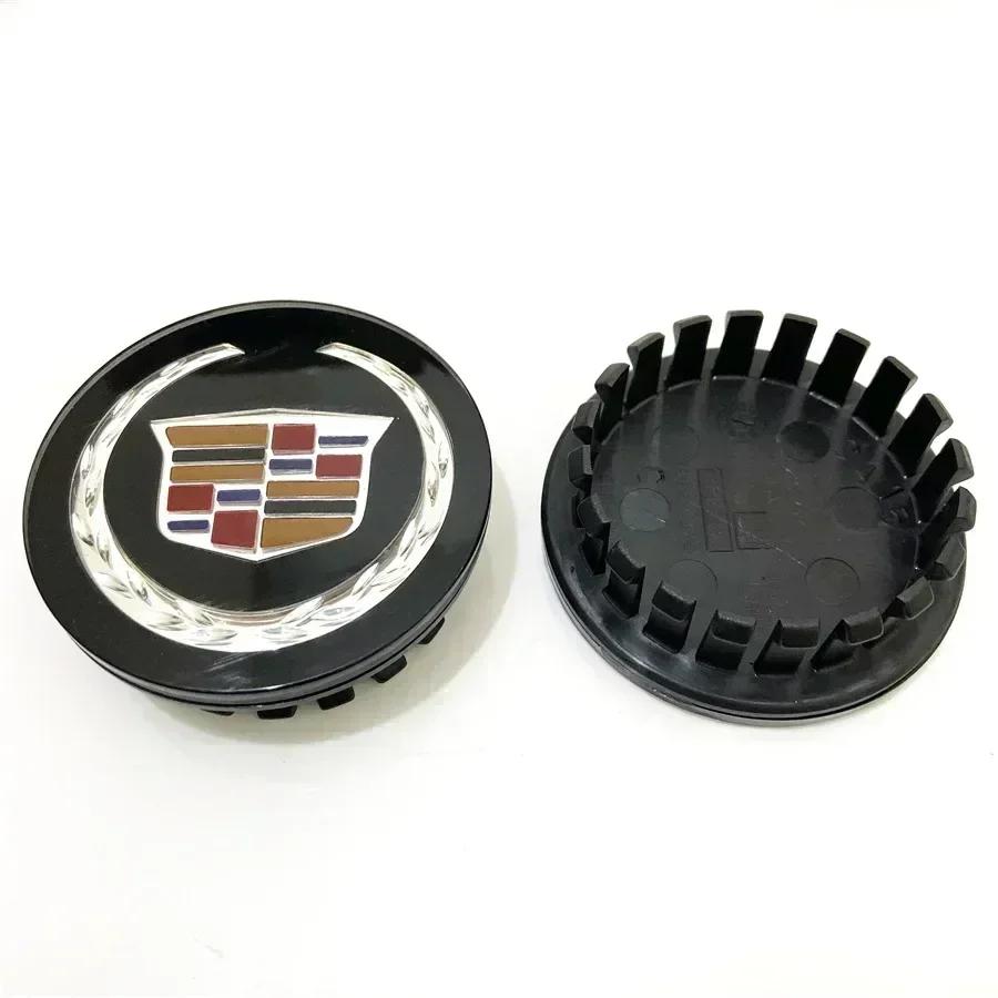 67mm Car Wheel Center Hub Cap Rim Cover Stickers for Cadillac CT5 STS XLR CT4 GT4 SLS SLR XT6 Escalade XT4 XT5 SRX XTS ELR BLS