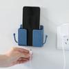Punch Free Wall Mounted Storage Box Mobile Phone Plug Wall Holder Charging Bedroom Sundry Kitchen Bathroom Accessories Organizer