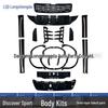 Discovery Sport Obsidian Kit: Grille, Bumper Plate, Door Panel, Fender, Fog Light Frame, Air Vent for 20+