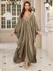 Luxuary Beach Cover Ups Golden Kaftans for Women Bust Hand Woven Maxi Dresses Summer Holiday Bathing Suits