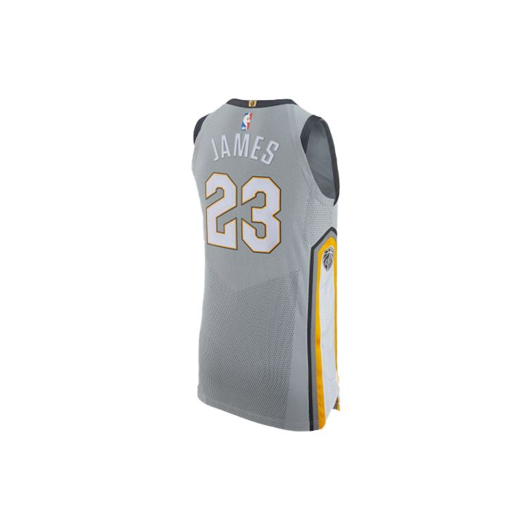 Nike NBA Authentic Jersey Vest City Edition - Cleveland Cavaliers LeBron James No. 23 Мужские спортивные майки серые AH6048-007