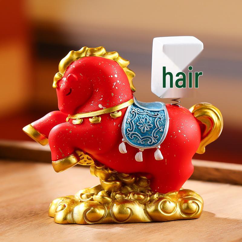 2026 Year of the Horse Zodiac Ornament: Instant Wealth National Tide Spring Festival & Christmas Gift for Clients