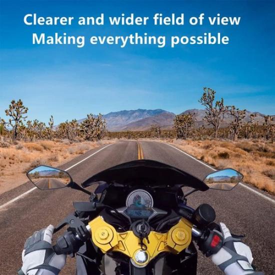 Left & Right Rearview Mirrors Fit For Kawasaki Ninja 650R Ninja1000 Z1000SX ER6F