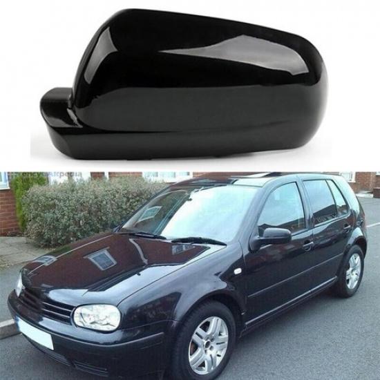 Left Door Side Mirror Cover Caps Trim Fits VW Jetta Golf Mk4 Passat B5 99~2004