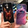 Clear For Huawei Mate 20Lite SNE-LX3 INE-LX2 Back Cover For Huawei Mate 20 Lite Case Cute Cartoon Cat Luxury Flowers Funny Funda