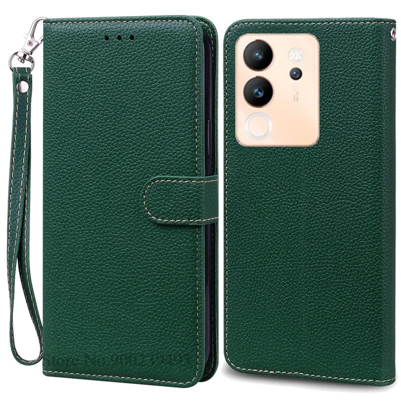 Для Vivo V30 Lite 5G чехол кожаный кошелек раскладной телефон чехол для Vivo V30 Lite чехол-книжка для Vivo V30Lite чехол Fundas Shell