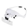 Magnifying Glass 5 Lens Adjustable Loupe Headband Magnifying Glass Magnifier With Led Light Lamp