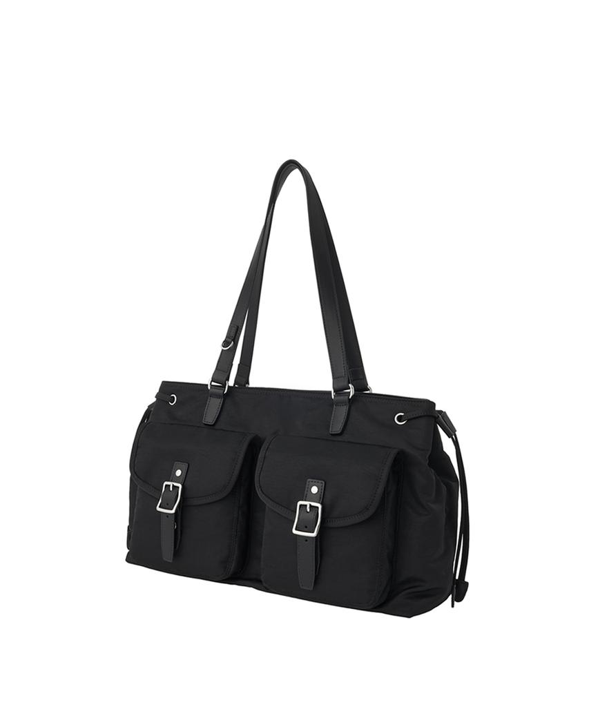 Debbyoung Nylon Pocket Bag [Black]