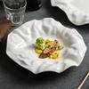 Dishes, Household Special-looking Hotel Tableware, High-grade Sense, White Special-shaped Features, Creative Fruit Bowls.