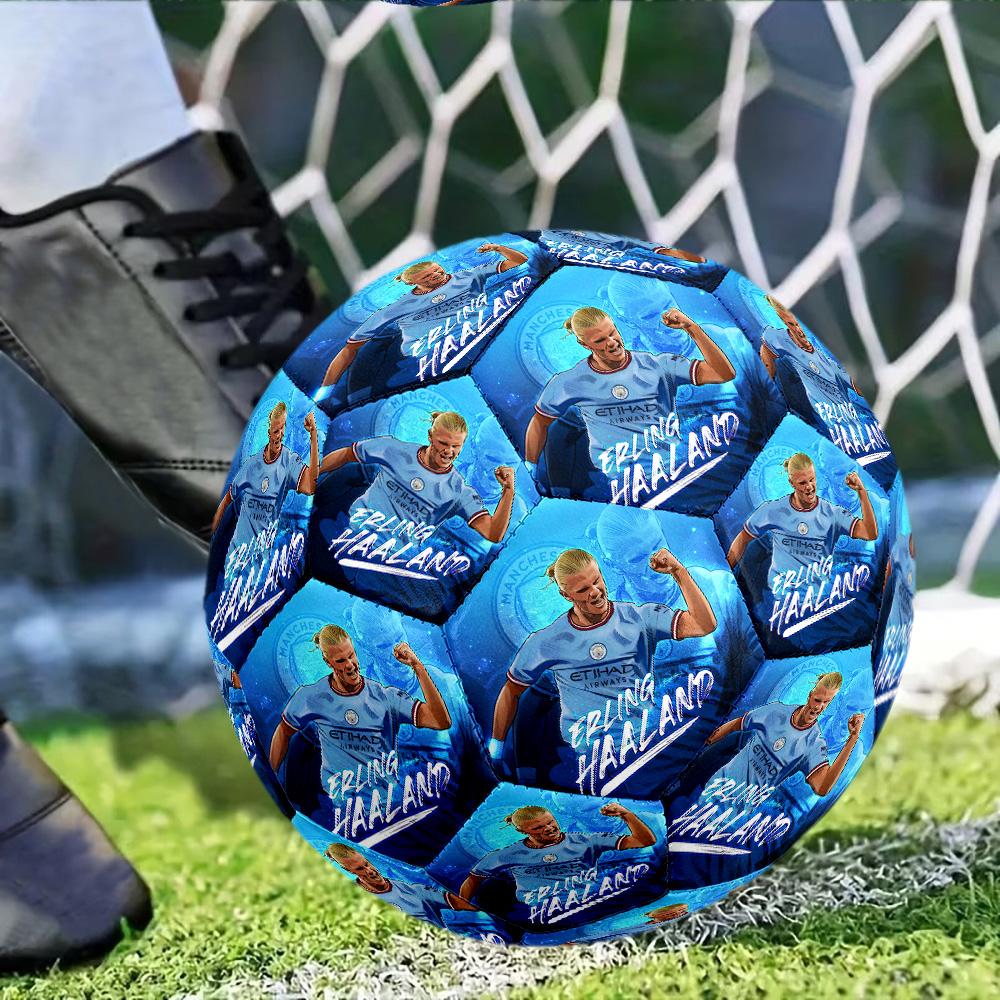 Haland Size 5 Soccer Football Machine Sewn Indooroutdoor Universal Football Perfect Gift For Sports Enthusiasts Perfect Birthday Christmas Gift Idea