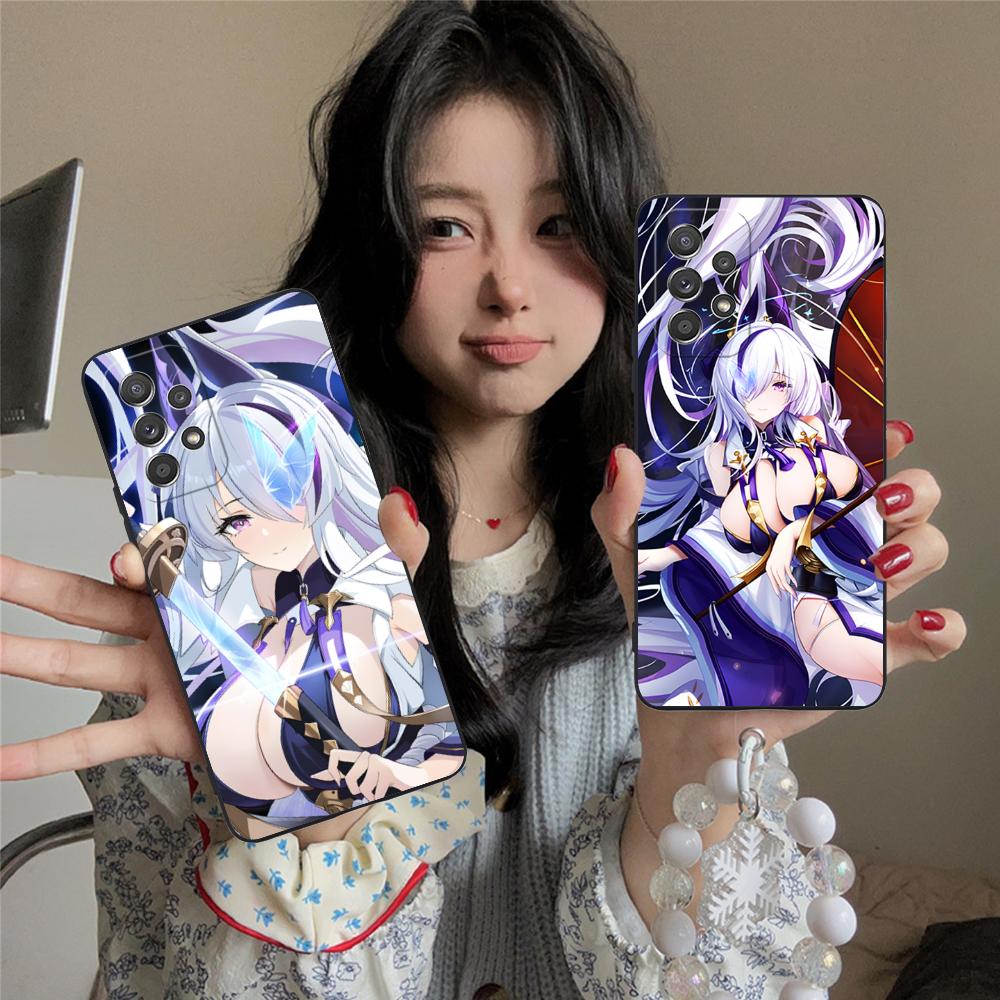 Матовый ТПУ чехол для мобильного телефона Azur Lane Unzen для Samsung Galaxy M55 54 42 35 34 33 32 23 22 15 14 13 12 F55 5G Цветная крышка