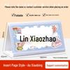 Персональная двусторонняя табличка для ученика первого класса - Прочная настольная табличка для детей
