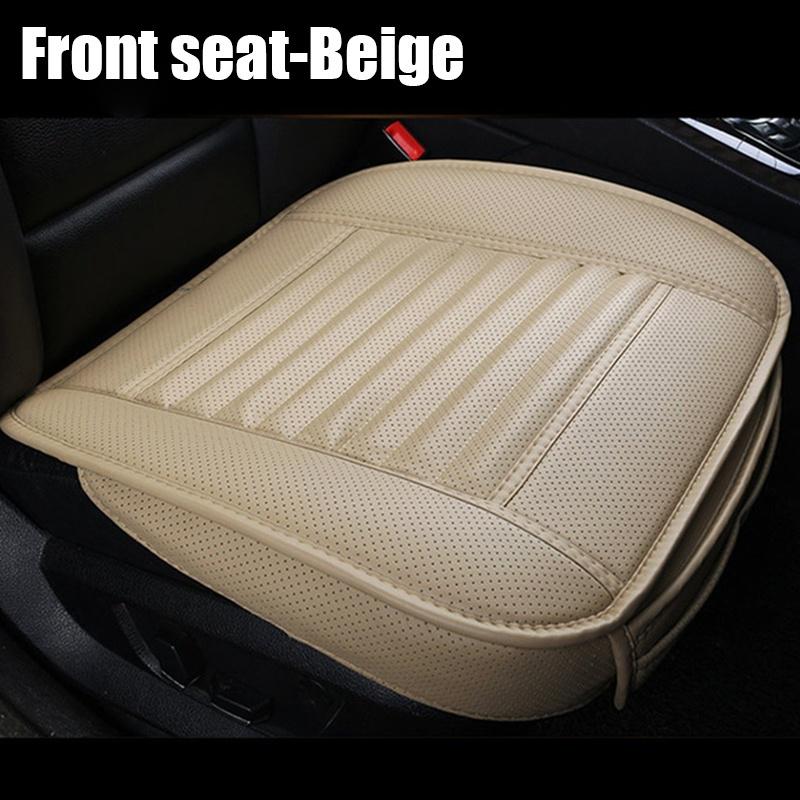 Universal 5D Car PU Leather Front Seat Rear Seat Seat Cover Pad Breathable Seat Pad Cushion