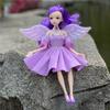 32CM Mini Princess Doll Girls Toy 3D Big Eyes BJD Princess Full Outfits Dresses Collection Childrens Doll Gift
