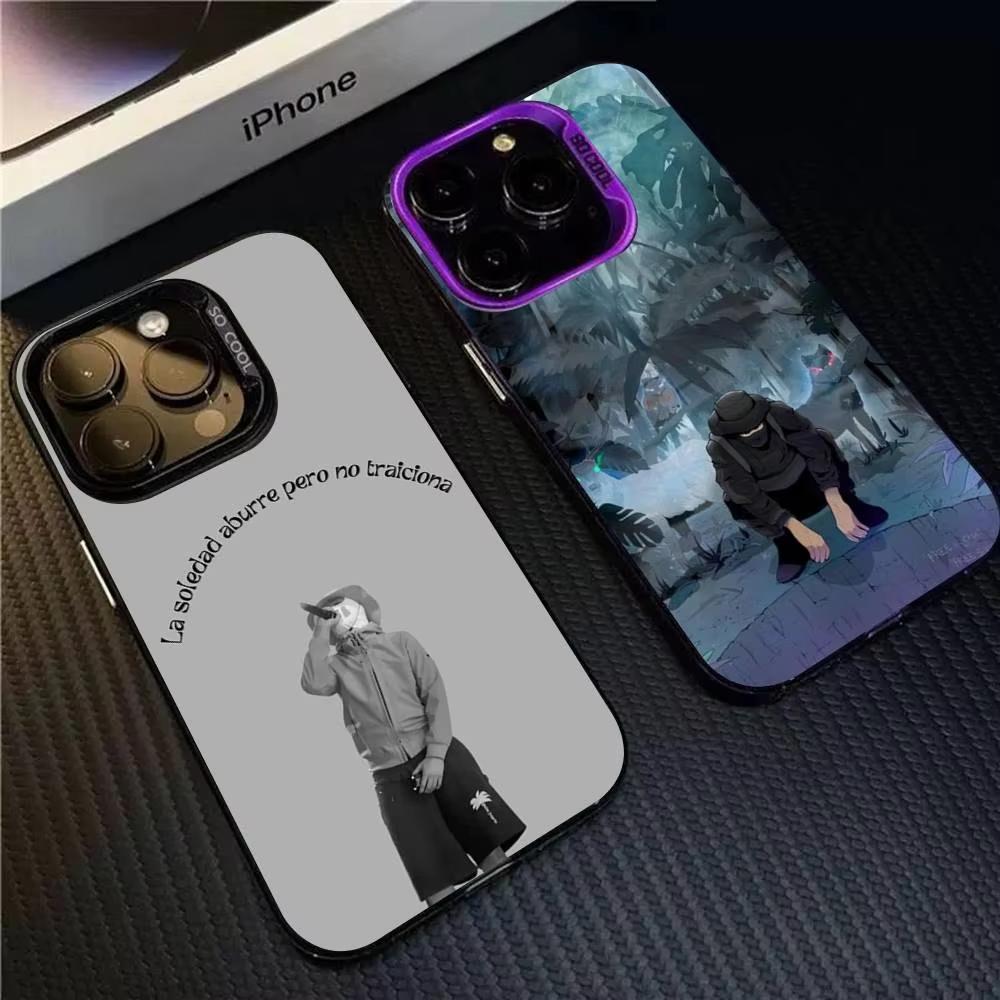 Чехол для телефона рэпера B-BENY JR Для iPhone 17 Air 16 e 15 14 13 12 11 Pro Max Plus Mini SE 2020 2022 Задняя сторона Противоударная Матовая Крышка