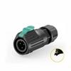 EW-LP12 Plastic M12 2Pin 3Pin Weldless solderless Aviation Plug Socket Screw Lock Wire 5A Power Outdoor Electrical Connector
